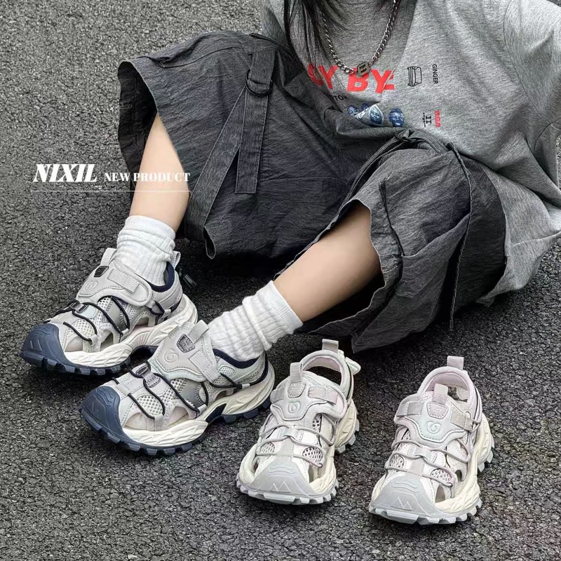 Aquatic Sports Shoes - Boys Sports Sandals Closed Toe Mesh