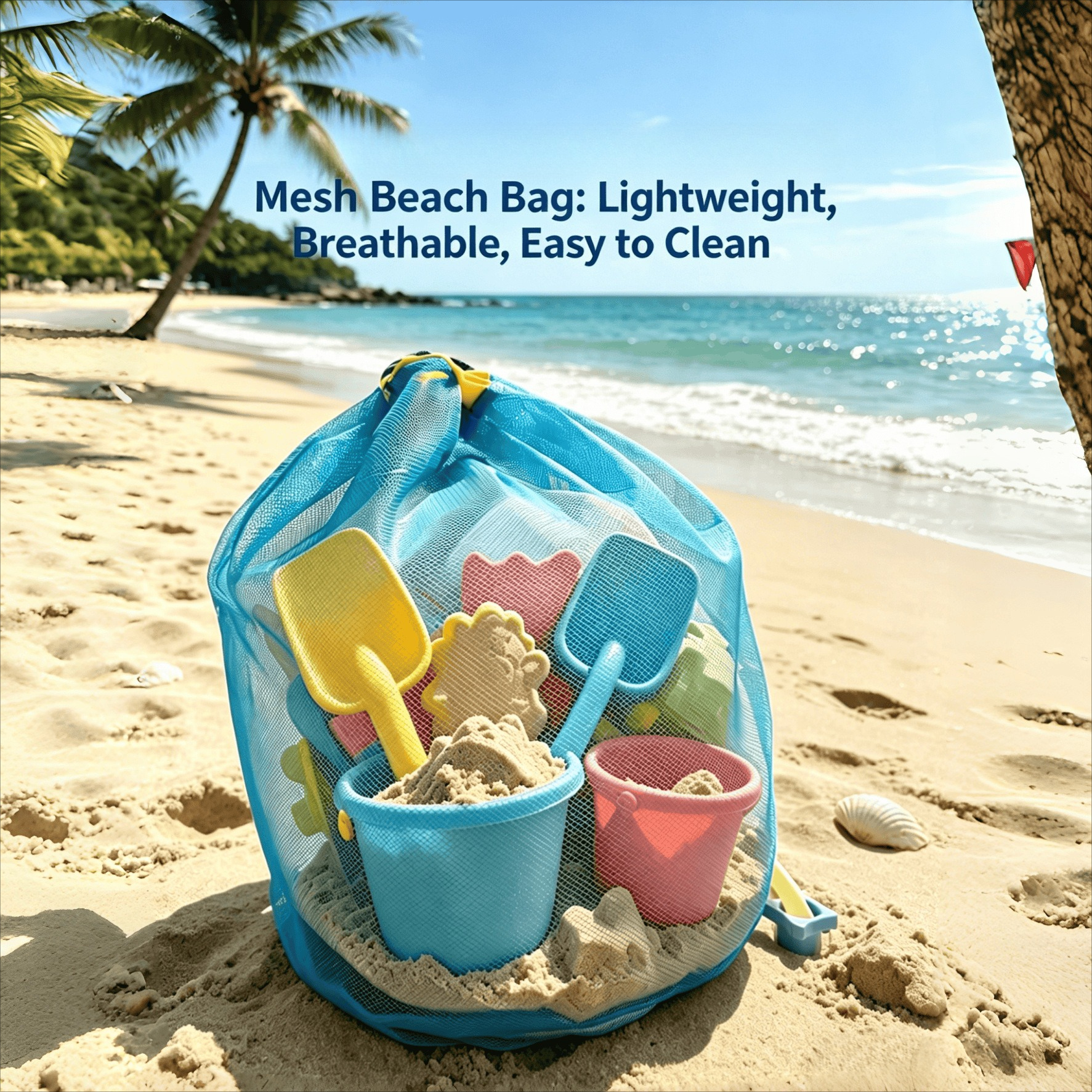 Large Mesh Drawstring Beach Ba - Dry Bag Roll Top 评论和价格